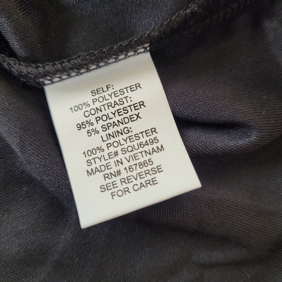 Black Sleeveless Sequined Tank Top With Combo Banding NY Collection Party Life - Picture 12 of 12